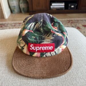 Supreme 2012 5-panel camp cap in black camo